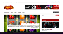 Desktop Screenshot of onlinecasinolesson.com